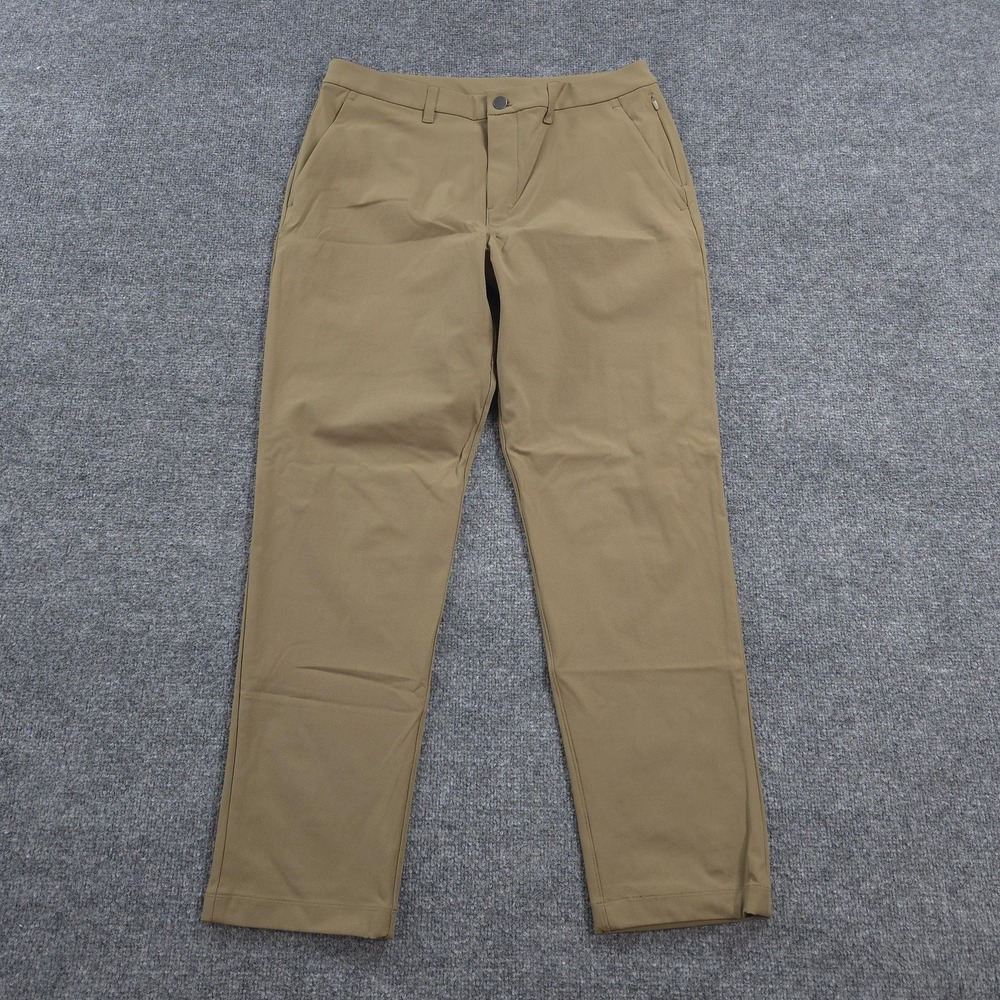 Lululemon Pants Mens 33x31 Beige ABC Classic Fit Trouser Performance Chino Golf